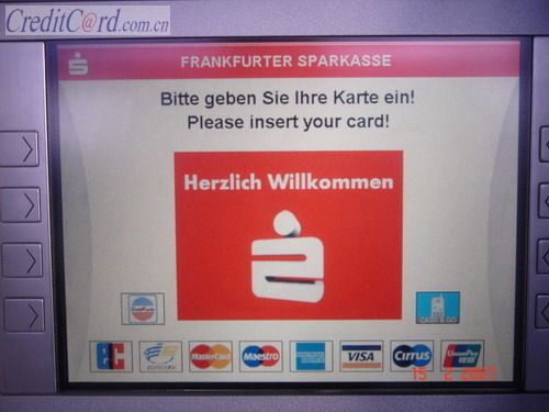 德国商户刷银联卡消费